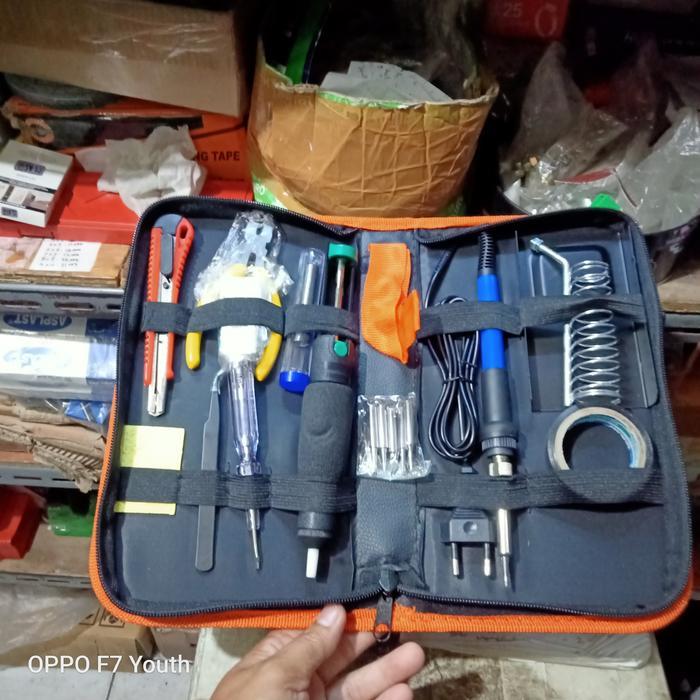 solder listrik tool set kumplit MURAH!