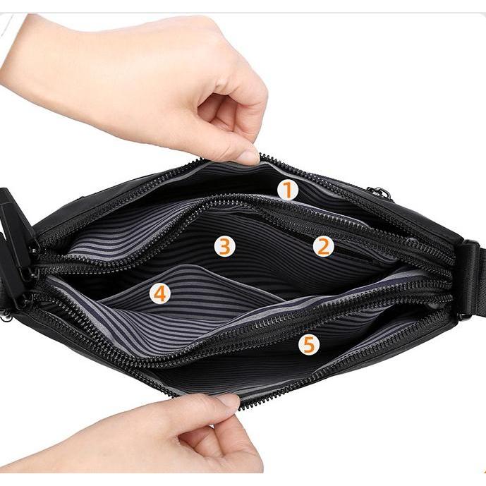 Tas Selempang Minimalis Handbag Pria Premium Original Branded Tas Selempang Messenger Bag Eksklusif