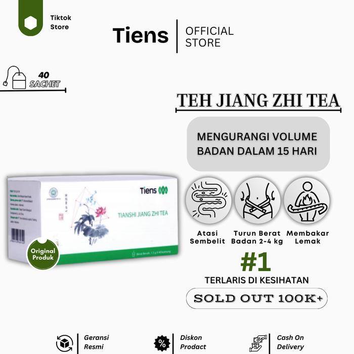 Tiens Teh Jiang Zhi Tea 100% Original Herbal Minuman