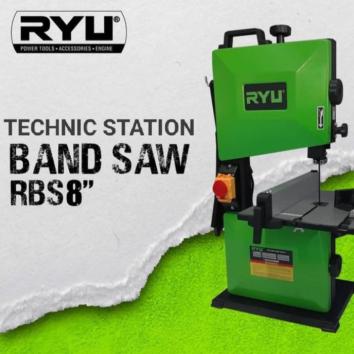 TEKIRO RYU Mesin Band Saw Potong Kayu, Tulang, Buntut 8" (makita,NRT)