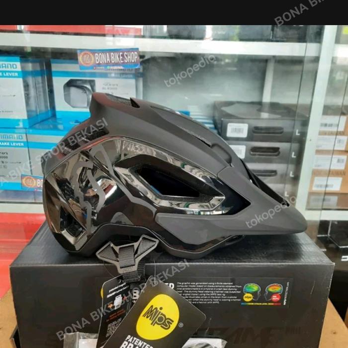 Helm Fox Speedframe Pro Mips Black - helmet