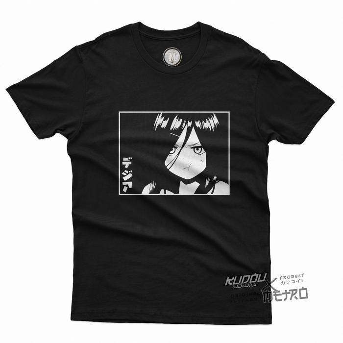 Kaos Oversize Nakano Miku the sister of Nakano Quintuplets Black Anime Unisex
