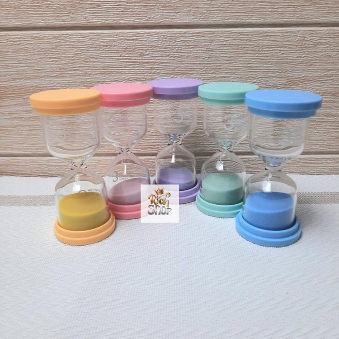 Jam Pasir 3 Menit Timer Hourglass Sand Clock Terpercaya
