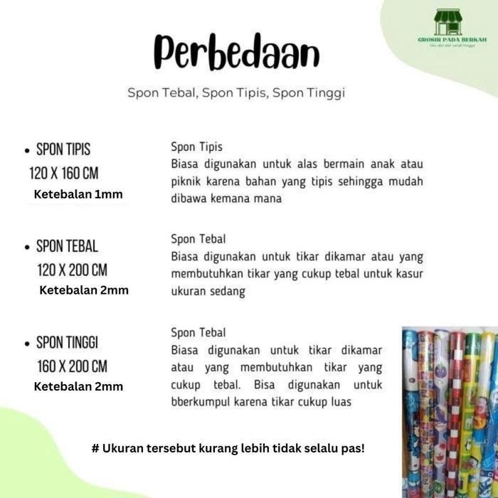 TIKAR PLASTIK RUMAH SPON TIKAR PLASTIK KARPET PLASTIK TIKER PLASTIK
