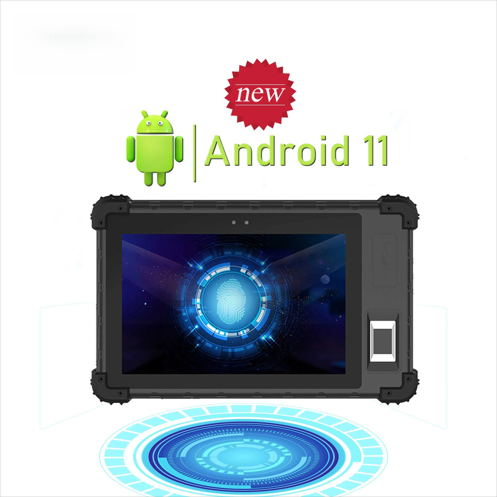 HFSecurity FP08 Access Control Android 11 NFC Card Reader IP65 Rugged MRZ Function Fingerprint