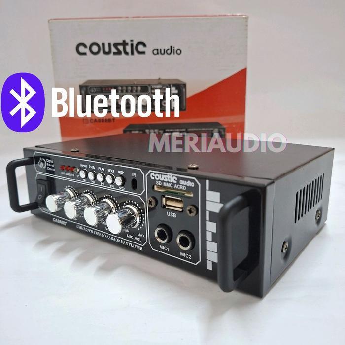 Power Amplifier mini Bluetooth Karaoke Radio Usb COUSTIC AUDIO POWER BLUETOOTH KARAOKE Arus AC