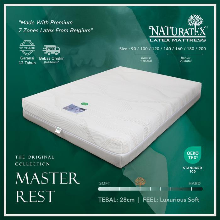 [LINK CUSTOM] Kasur Latex Naturatex Master Rest 30cm