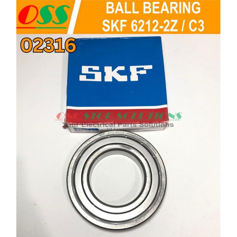 BALL BEARING SKF 6212-2Z / C3 SKF 6212 2Z C3