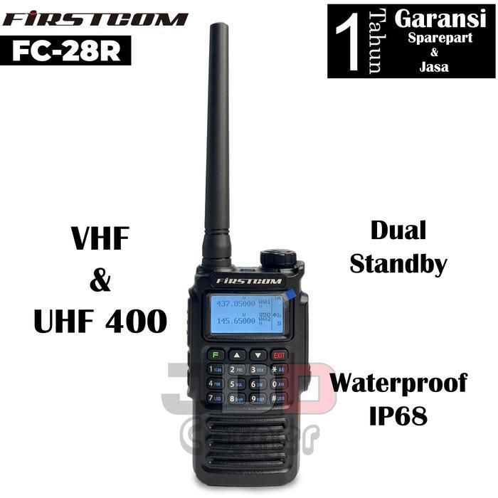 HT Firstcom FC-28R Dual Band VHF & UHF 400 Waterproof IP68 ORIGINAL Baru FC28R FC28 FC 28