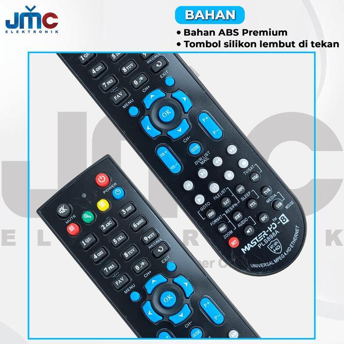 Remote Remot Receiver Parabola Hd Mpeg4 Master Hd-8 Cy898A