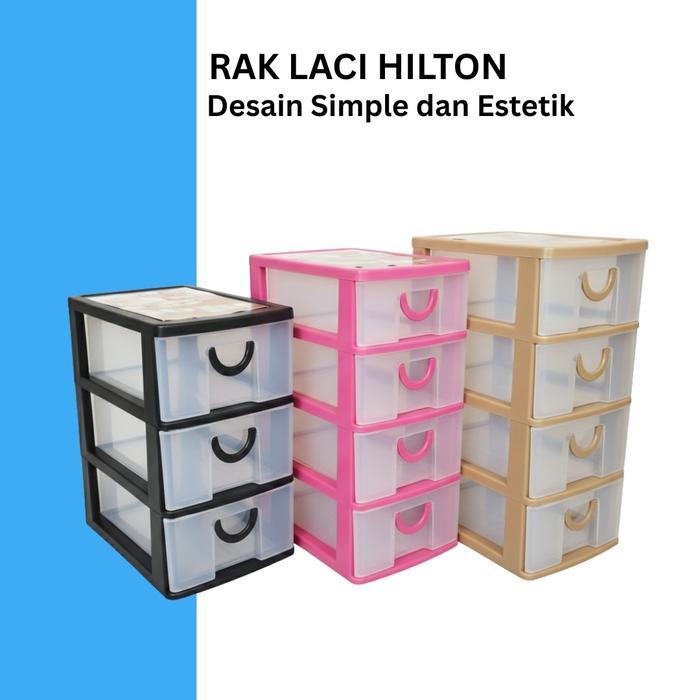(COD) Rak Laci Serbaguna - Rak Laci Hilton Berbagai Susunan - Rak Laci Plastik Serbaguna