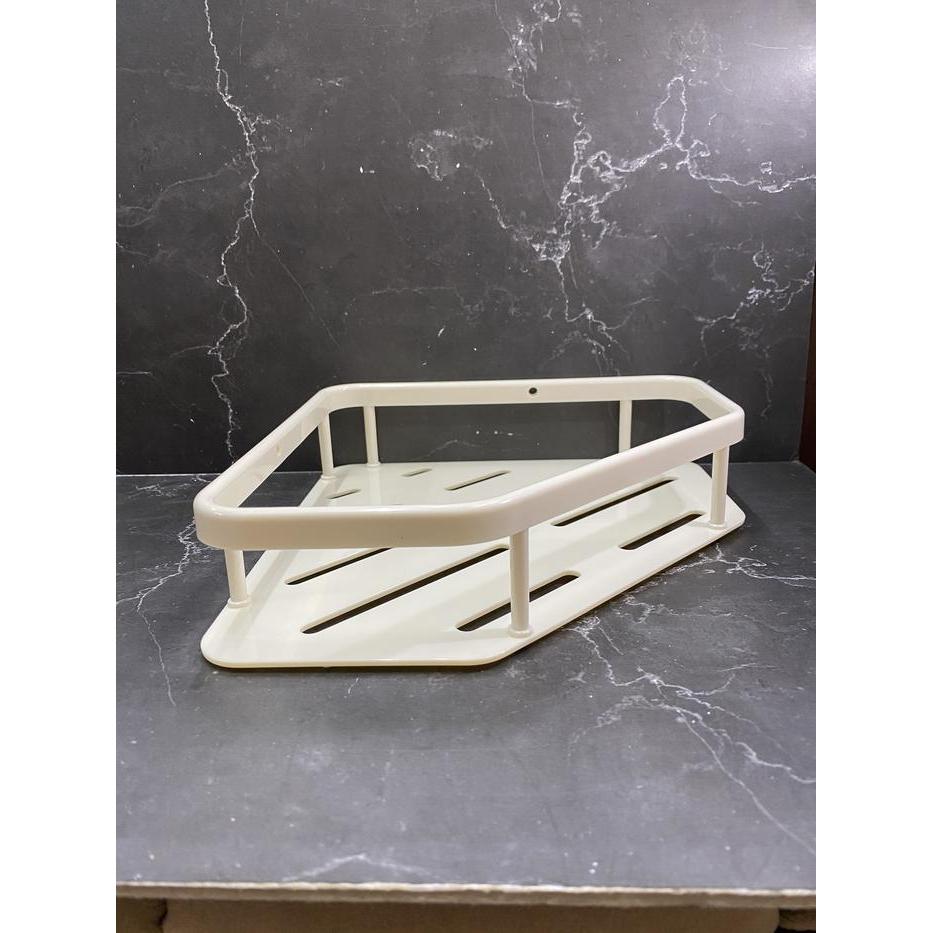 RAK SABUN SUDUT PLASTIK / RAK SHAMPO PLASTIK