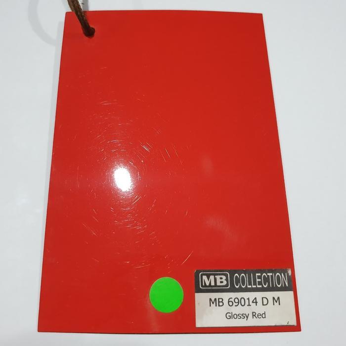 AICA HPL AICA MB 69014 DM - GLOSSY RED MERAH GLOSS - SOLID GLOSS .
