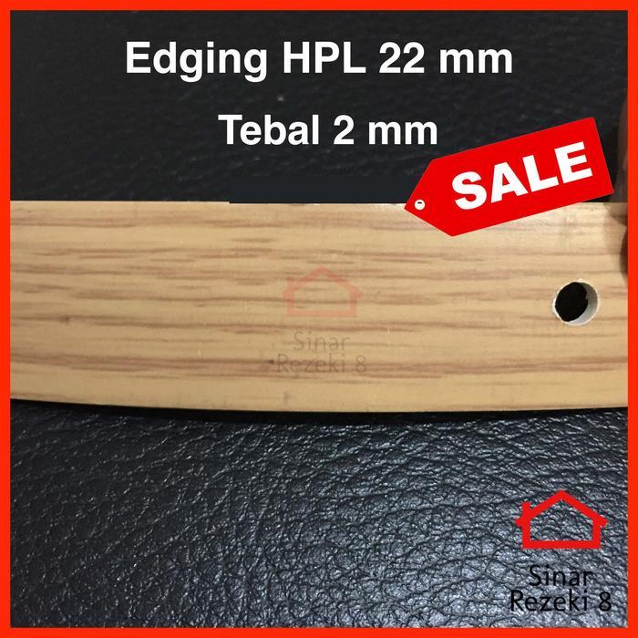 Edging HPL 188.03 / Cokelat Coklat Serat Urat Kayu Woodgrain taco PVC .