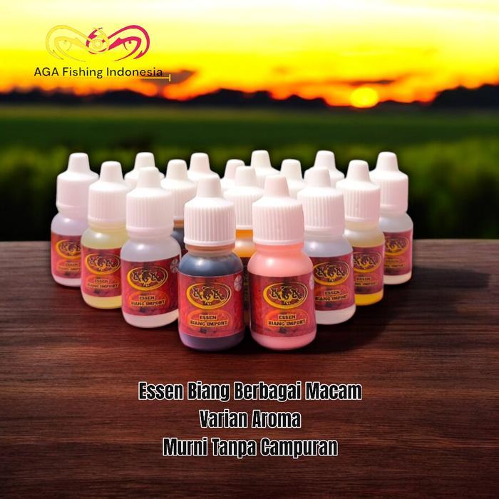 Aga Essen Biang Aroma Usar Madu Hitam Campuran Umpan Pancing Ikan 10Ml Dan 30Ml