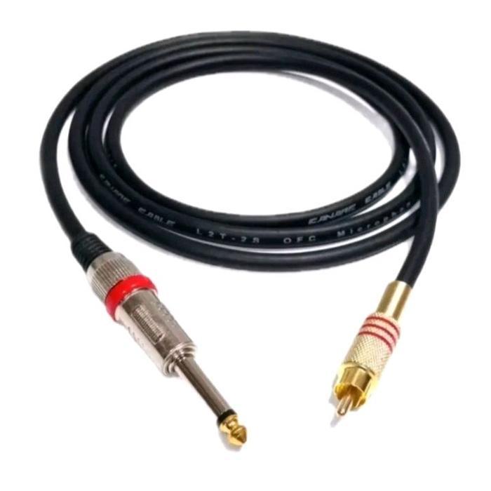 Jack Kabel Trs Rca To Jack Akai Mono Canare Gold Male Terbaik