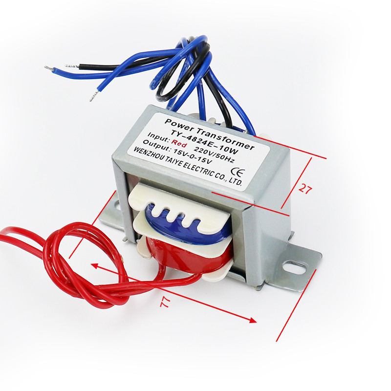 Autotransfor 10W/Va Power Transformer Ac220V To 6V 9V 15V 24V Ei Ac380V To Ac24V Electronic Voltage