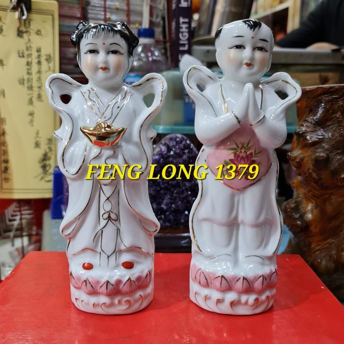 Rupang Pendamping Guan Yin 8 inch Keramik