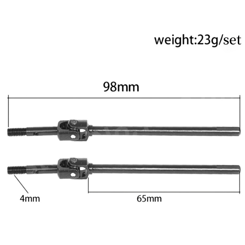 RGT Metal CVD Driveshaft Drive Shaft R86419 for 136100V3FD 136100 V3 1/10 RC Car Upgrade Parts