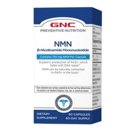 GNC NMN -Nicotinamide Mononucleotide 150 mg - 60 Capsules (60 Servings)