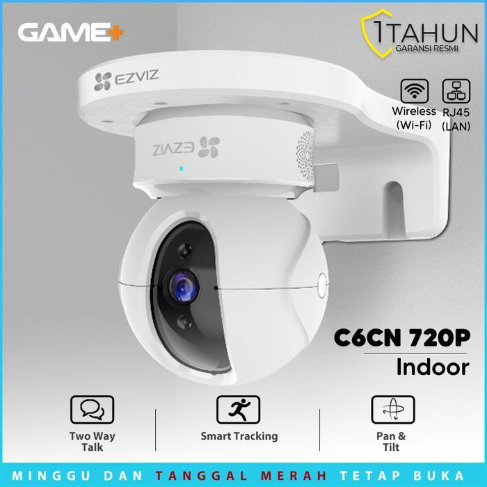 DISKON EZVIZ C6CN 720P CCTV FREE WALLMOUNT WIFI / C6CN BERGARANSI RESMI