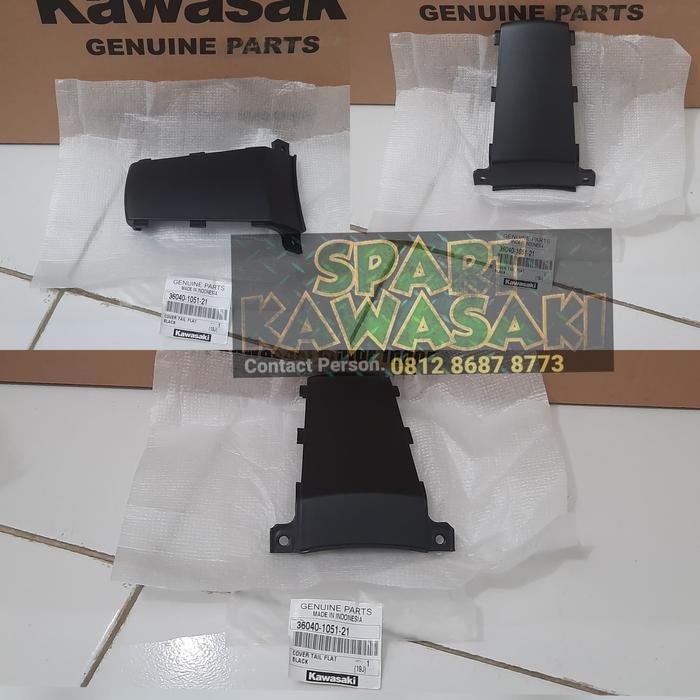 Cover Tail Sambungan Body Belakang Ninja Rr Old Se Hitam Doff Original