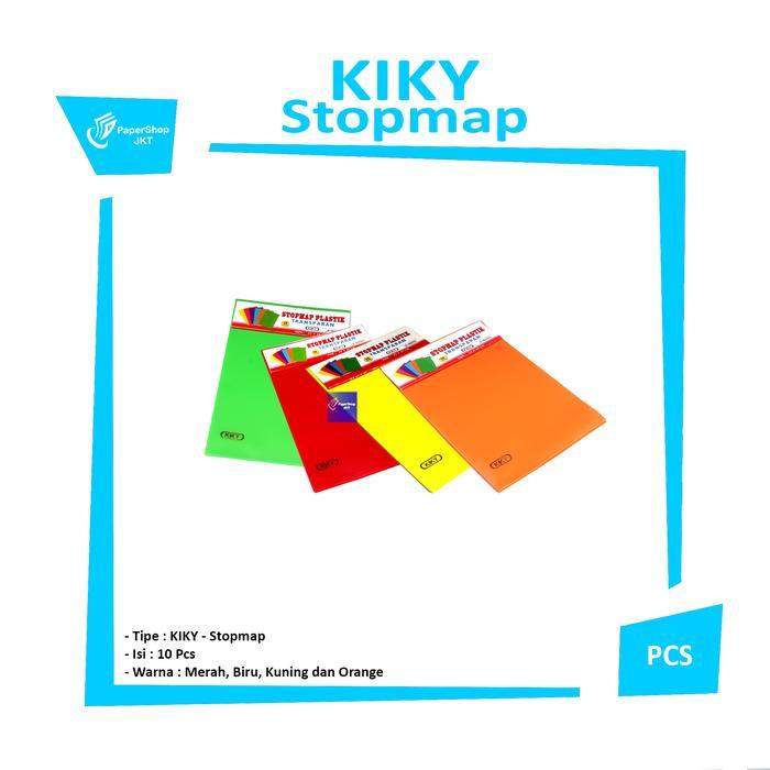 Kiky Stopmap L Plastik ( 12Pcs )