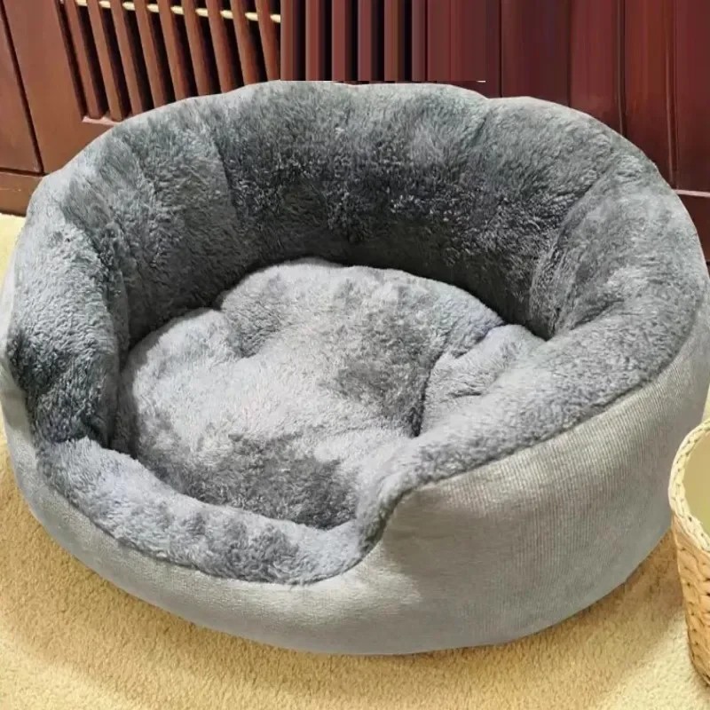 Soft Warm Dog Bed Pets Basket Cat House Sofa for Medium Large Dog Sofa Bed Cushion Dog Bed House Pet