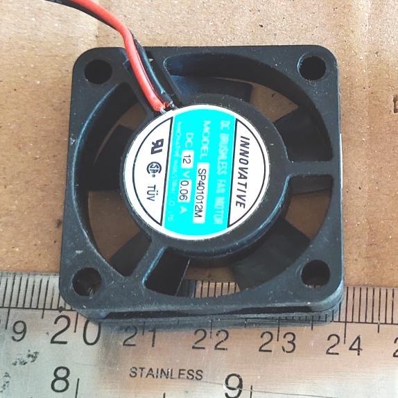 "New" kipas fan DC 12V 4x4 cm 4 x 4 4x4cm TEBAL 10mm