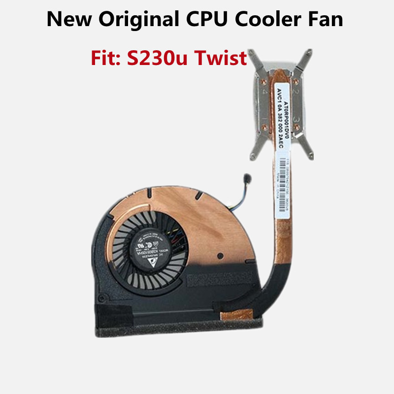 New Original For Lenovo ThinkPad S230u Twist Cooling Fan CPU Cooler Heatsink Radiator FRU:04W6939