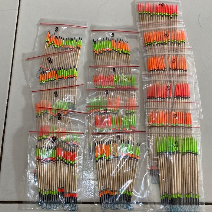 Pelampung jarum ikan mas isi 20 pics 6 sampai 10 cm Alat Pancing