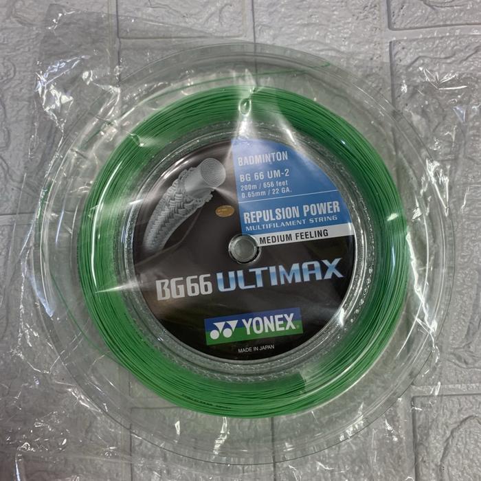 Senar Badminton Yonex Bg66 Ultimax / Bg 66 Ultimax Roll Sp Original