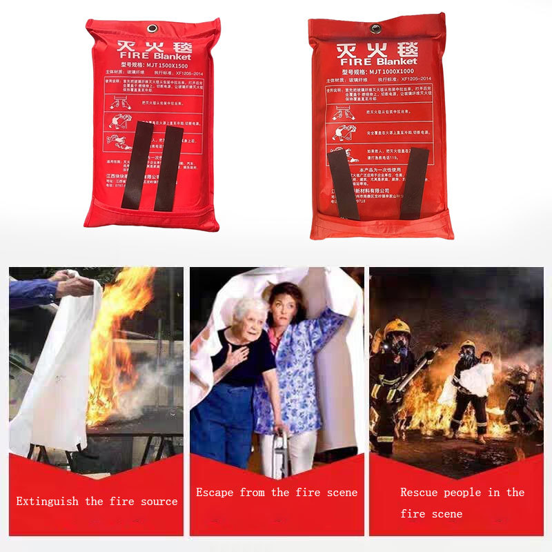 Fire Blanket Fire-fighting Special First Aid Blanket Emergency Escape Fire Blanket Household Kitchen