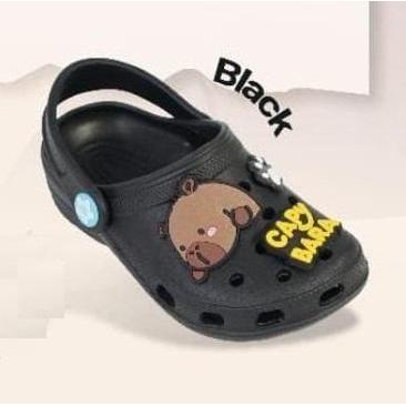 Sandal Sepatu Anak Laki-laki Clog Capy Bara Sendal Karet Balita 2-4 tahun Tali Belakang Porto