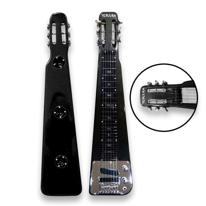 Gitar Lap Steel Slide Elektrik Hawaiian 6 String Verona Lpg-60
