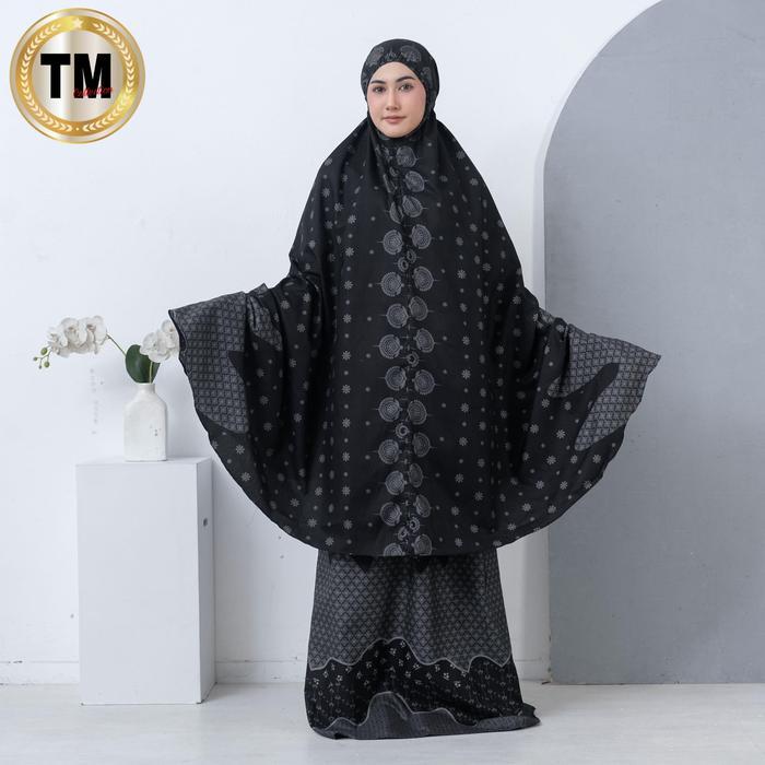 Mukena Motif Kalisha Dewasa Katun Motif Premium Cantik