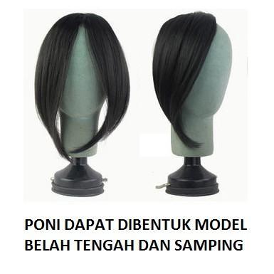 HAIR CLIP / PONI CLIP ON BELAH TENGAHH / SAMPING