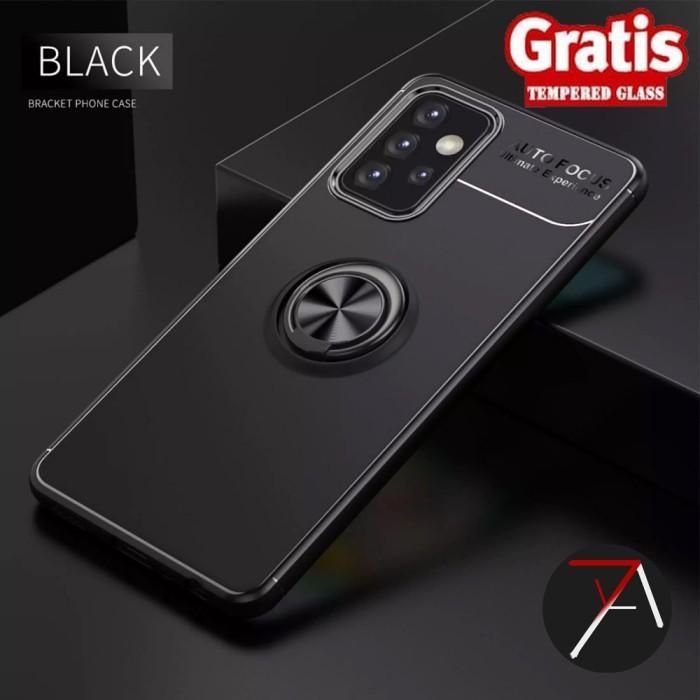 Samsung Galaxy A52 Invisible I Ring Iring Soft Case Cover Tpu Tempered