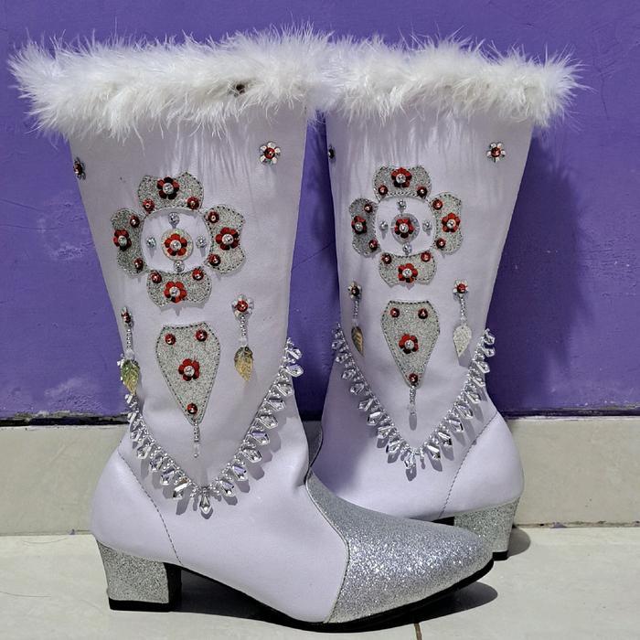 Sepatu Mayoret Dung Dung/Sepatu Mayorrt Drumban/Sepatu Mayoret Putih Silver/Sepatu Mayoret Atau Gita