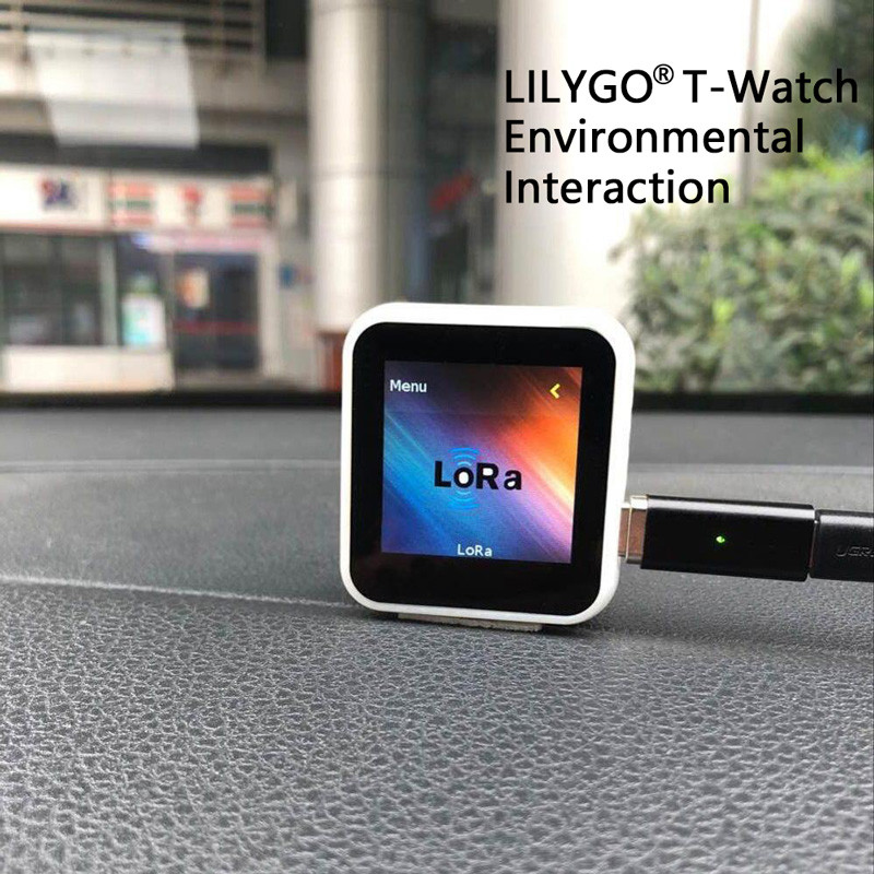 Sonicc LILYGO® TTGO T-Watch Programmable Wearable Environmental Interaction WiFi Bluetooth Lora ESP3