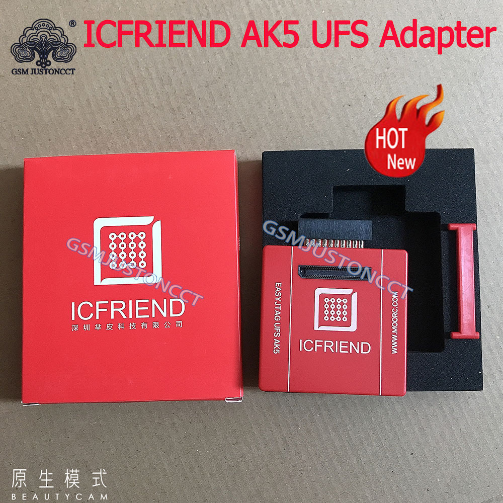 STOK TERBATAS  2024 ORIGINAL NEW MOORC ICFRIEND AK5 UFS Adapter for Z3X Easy Jtag Plus Box IZXJQ HOT