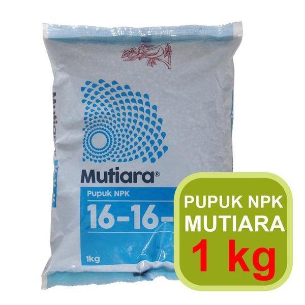 Pupuk NPK Mutiara 16-16-16 Penyubur Tanaman Pupuk Daun Repack 1kg