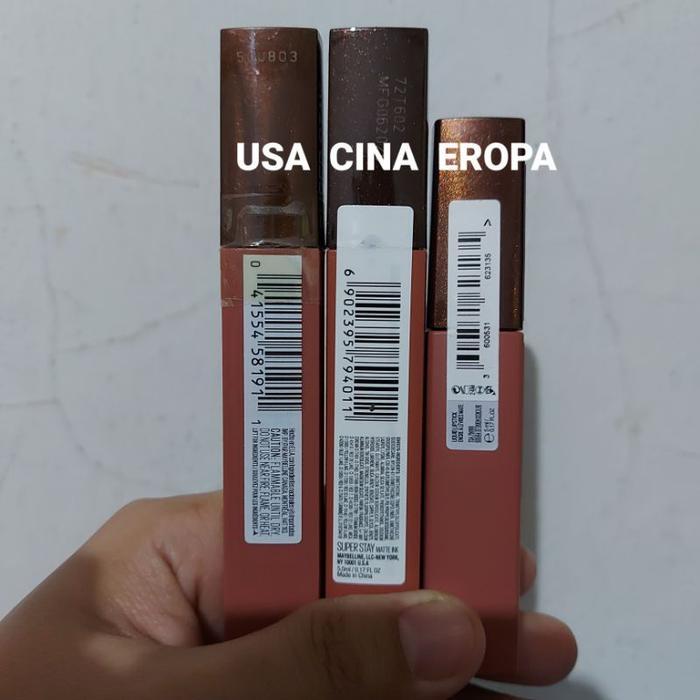 Thebest- MAYBELLINE SUPERSTAY MATTE INK COFFEE/LOYALIST/DRIVER/POET LIMITED