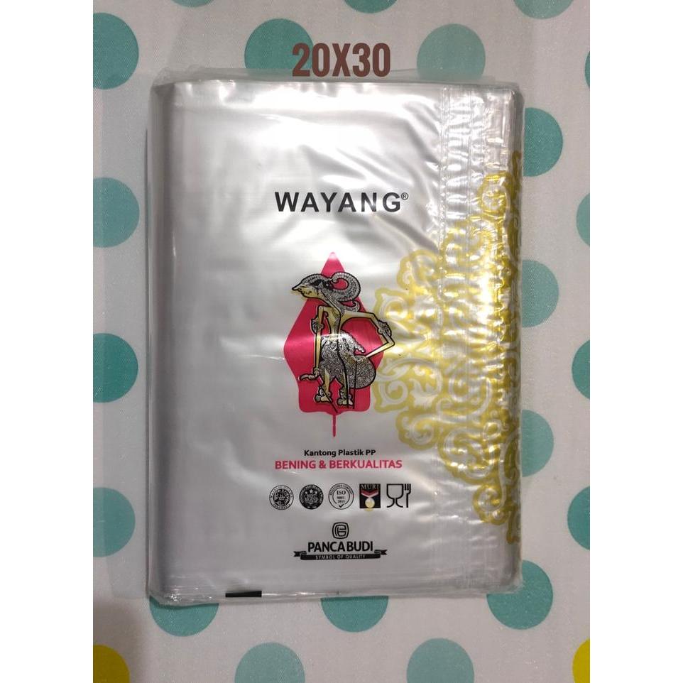 Pp Wayang 20X30 -Pp Bening - Plastik Bening