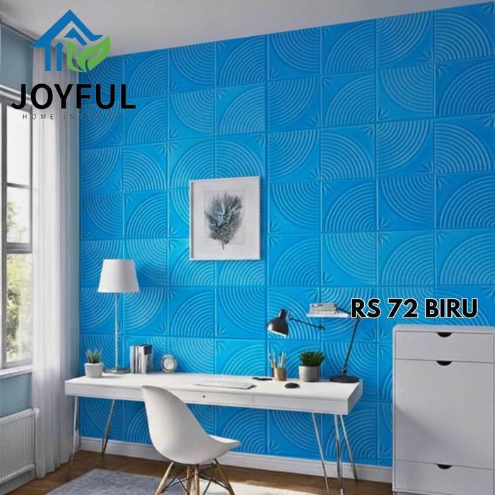 Wallpaper Dinding 3D Foam Headboard Bed Busa