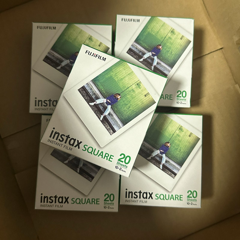10/20/100 Sheets Fujifilm Instax Square White Edge Films Photo Paper for Instax SQ10 SQ6 SQ20
