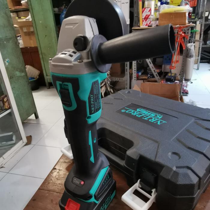 Mesin Gerinda Baterai Cordless 20V Nrt-Pro / Nrt Pro Tg99Dc / Tg 99 Dc