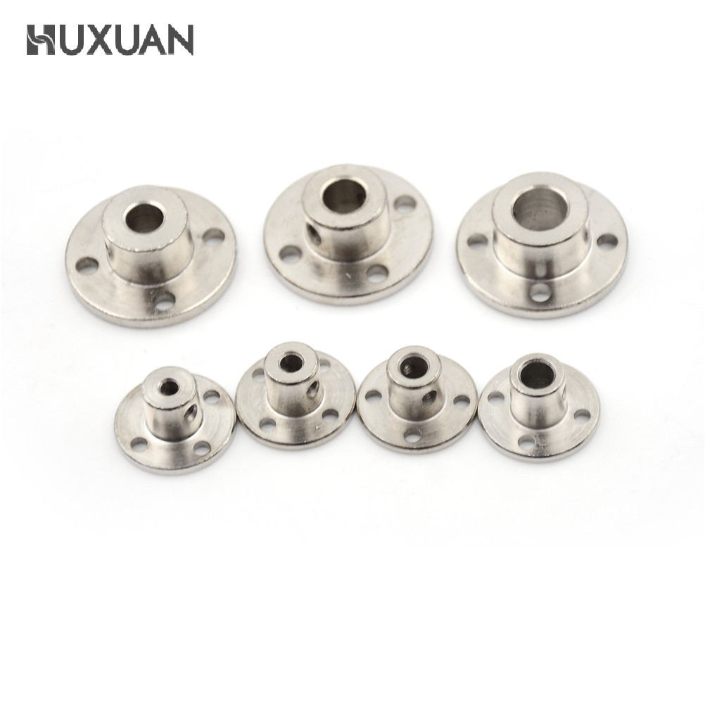 STOK TERBATAS  3/4/5/6/7/8/10mm R11 Rigid Flange Coupling Iron Motor Guide Shaft Coupler Motor Conne