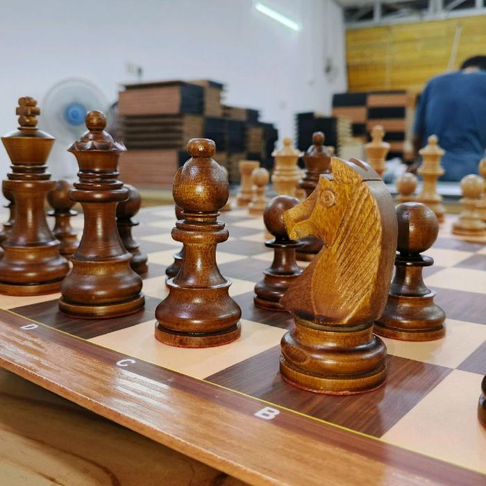 PAKET BUAH / BIJI / BIDAK CATUR DGT + PAPAN CATUR LIPAT 4 Standard FIDE / PERCASI