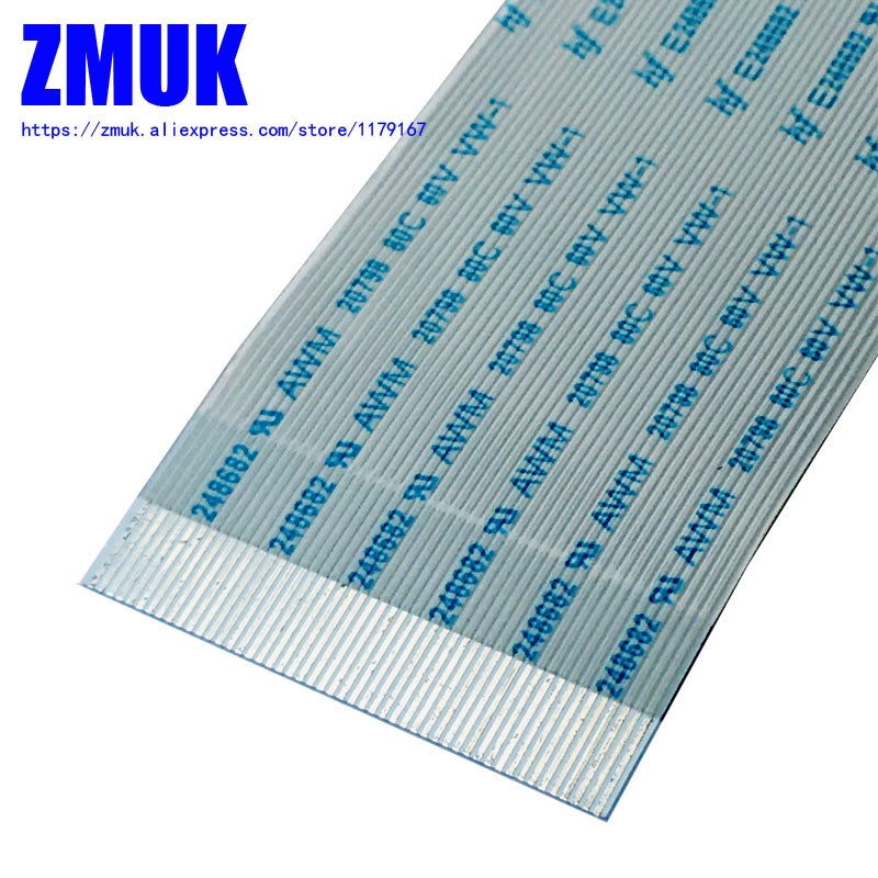 8-50Pins Reverse Type FFC E248682 AWM 20798 80C 60V VW-1 Flexible Flat Cable